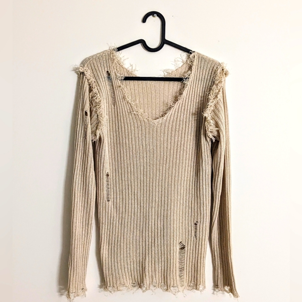 Distressed Sweater